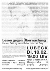 Plakat "Lübeck"