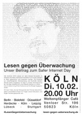 Plakat "Köln"